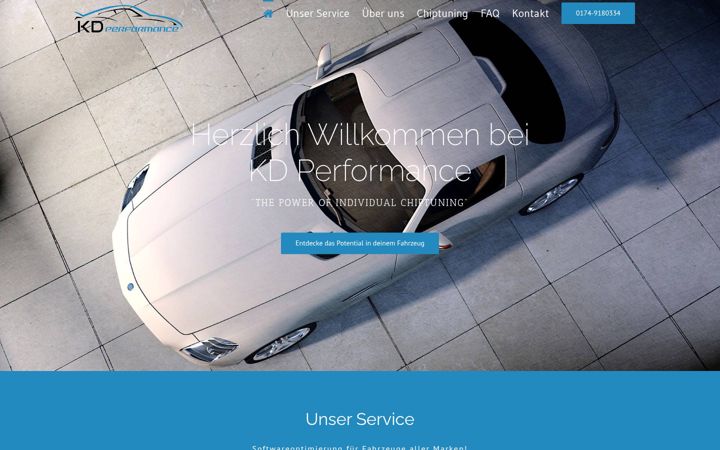 Screenshot of kdperformance.de