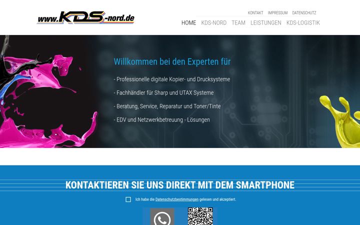 Screenshot of kds-nord.de