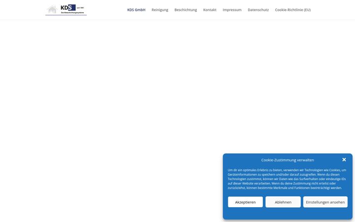 Screenshot of kdsgmbh.com