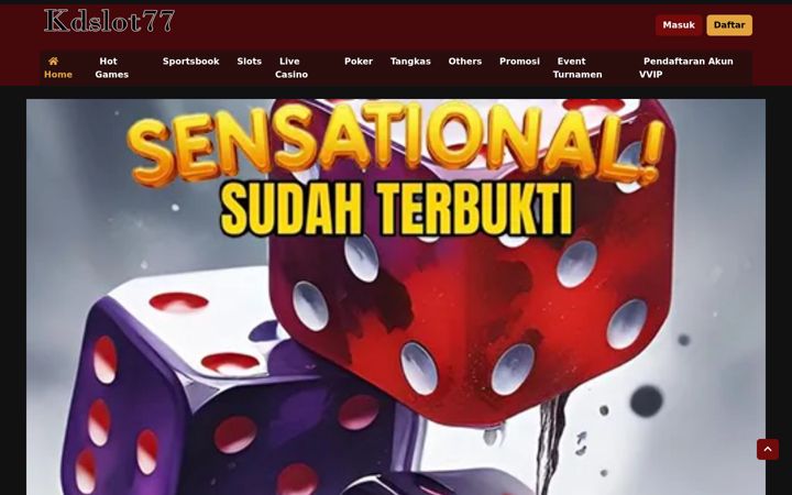 Screenshot of kdslot77.com