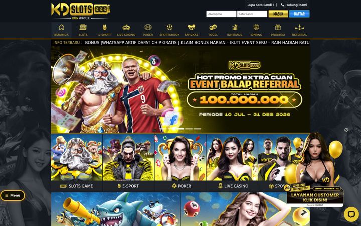 Posnetek zaslona kdslotmenang.site