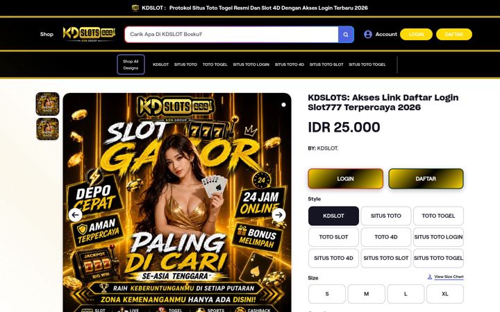 Screenshot of kdslots.it.com