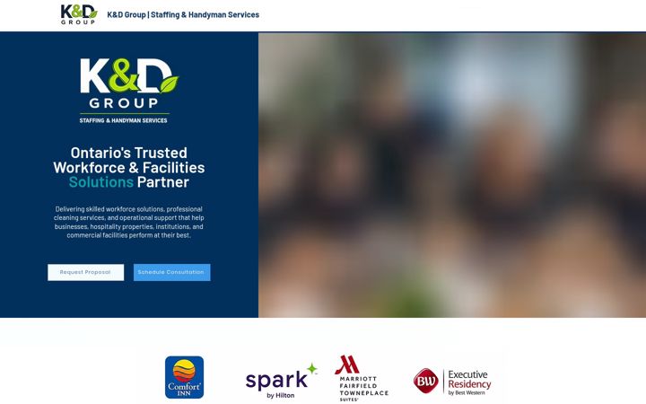 Screenshot of kdstaffingservices.com