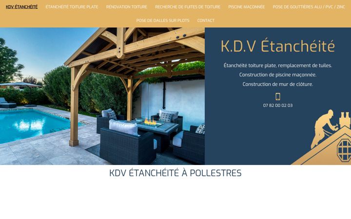 Screenshot of kdv-etancheite.fr