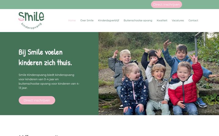 Screenshot of kdvsmile.nl