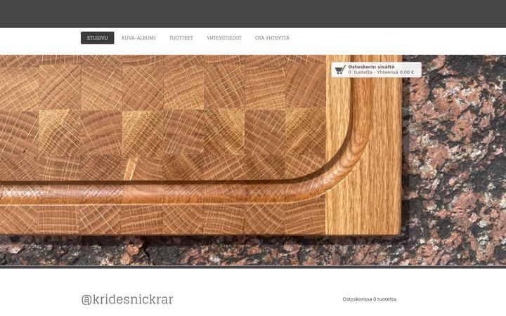Posnetek zaslona kdwoodworking.fi