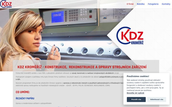Screenshot of kdzkm.cz