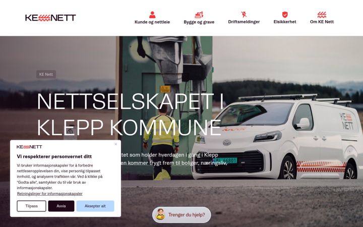 Screenshot of ke-nett.no