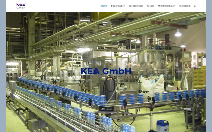 Screenshot of kea-gmbh.de