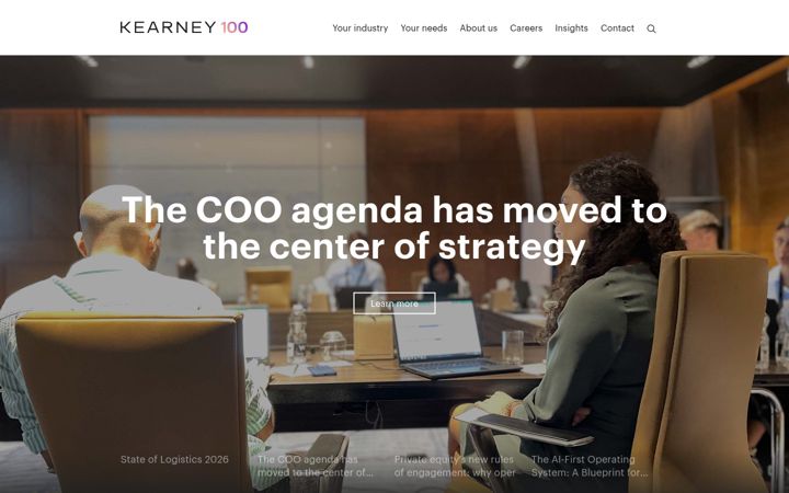 Zrzut ekranu kearney.com