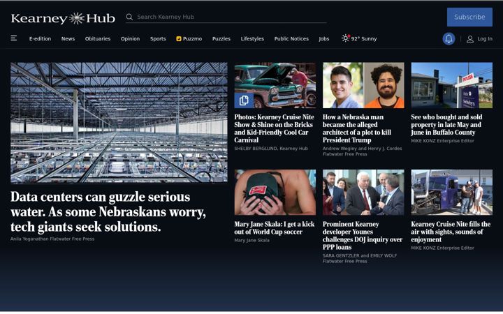Screenshot of kearneyhub.com