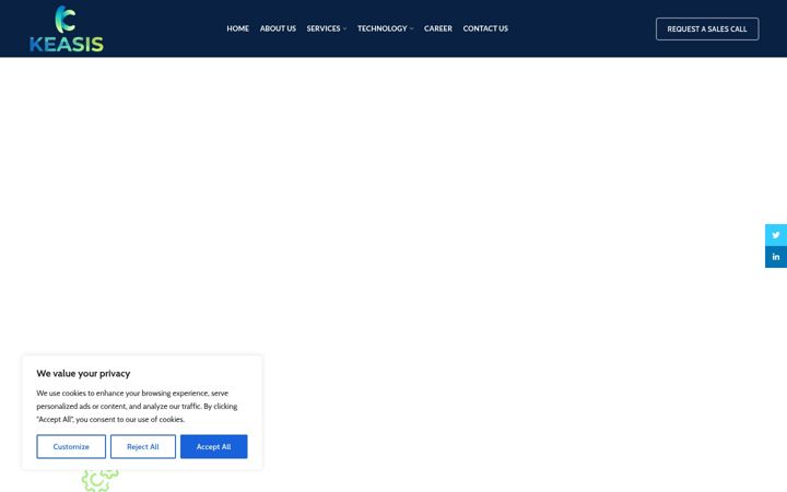 Screenshot of keasis.com