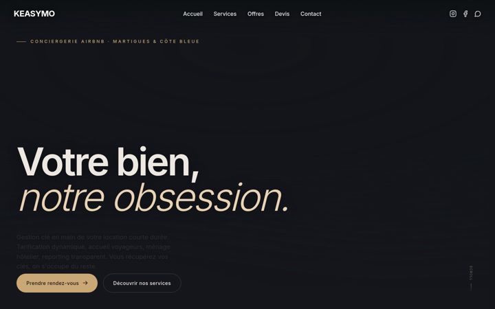 Screenshot of keasymo.com