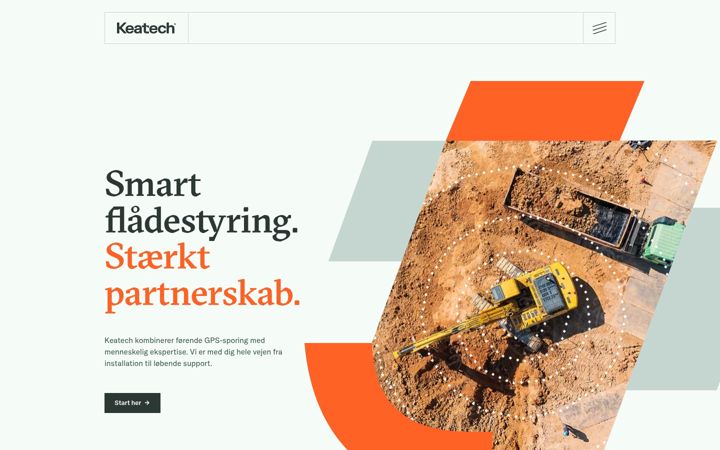 Skärmbild av keatech.dk