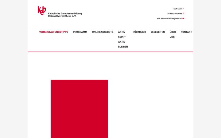 Screenshot of keb-mgh.de