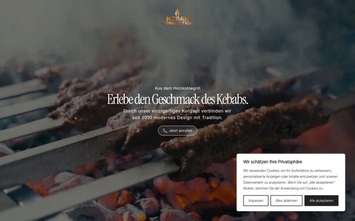 Screenshot of kebab-connection.de