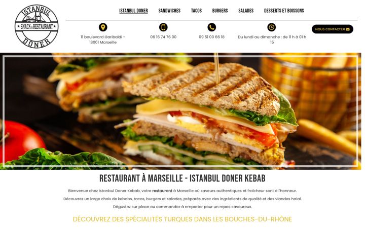 Screenshot of kebab-istanbul-doner.fr