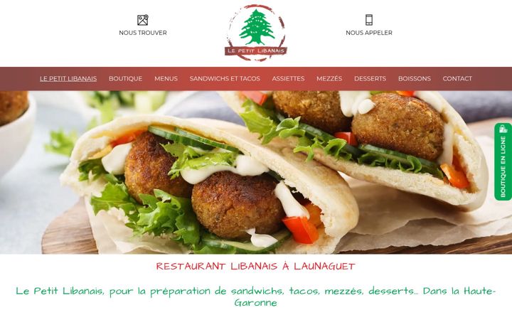 Screenshot of kebab-lepetitlibanais.fr