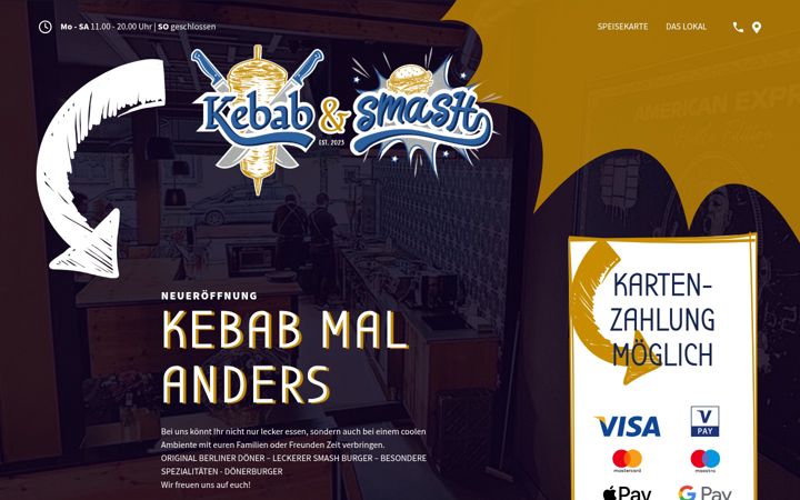 Screenshot of kebab-smash.de
