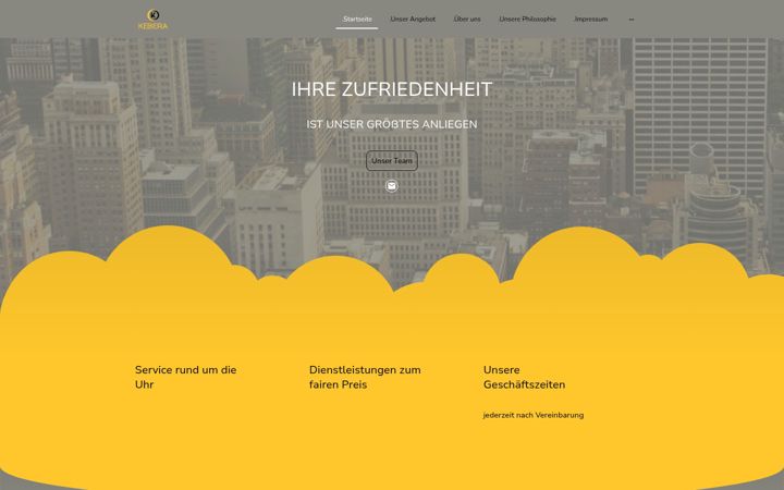 Screenshot of kebera.de