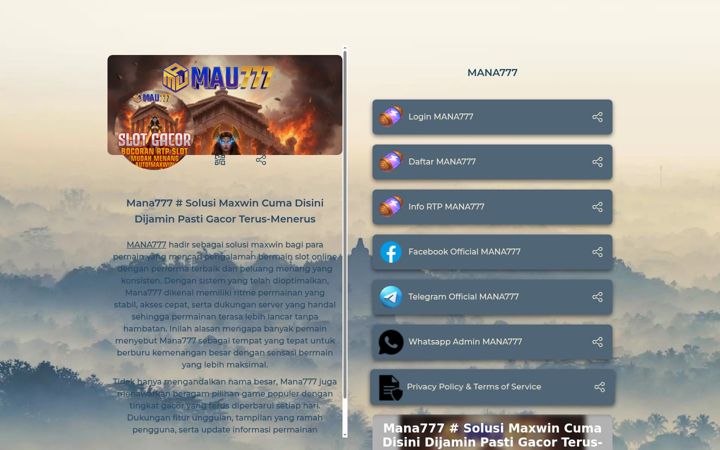 Screenshot of keberuntunganku.click