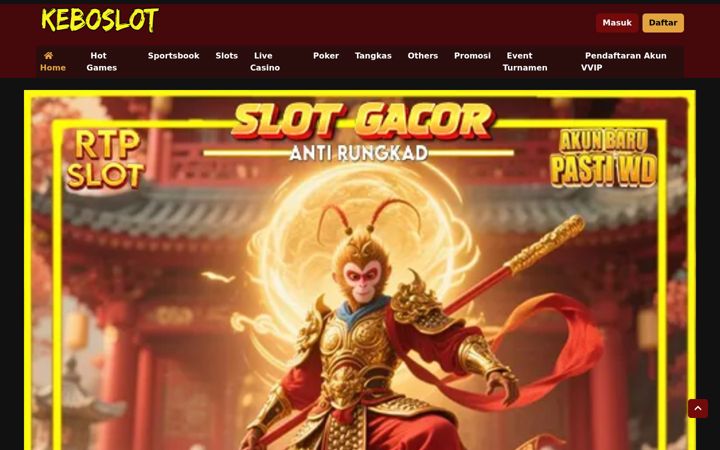 Screenshot of keboslot.com