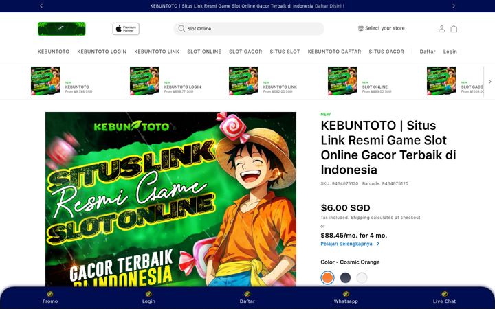 Screenshot of kebuntoto.uk.com