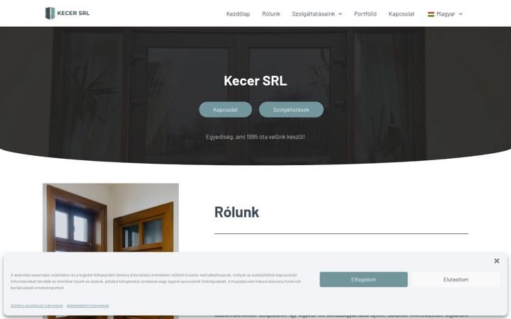 Screenshot of kecersrl.ro