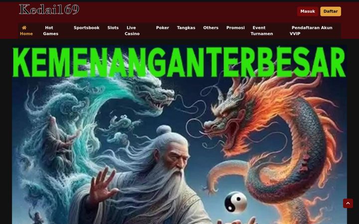 Screenshot of kedai169.net