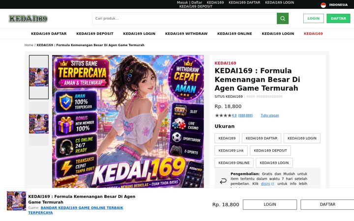 Screenshot of kedai169game.org