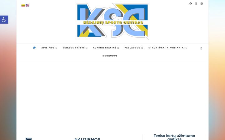 Screenshot of kedainiusportas.lt