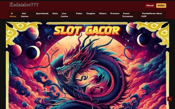 Screenshot of kedaislot777.net