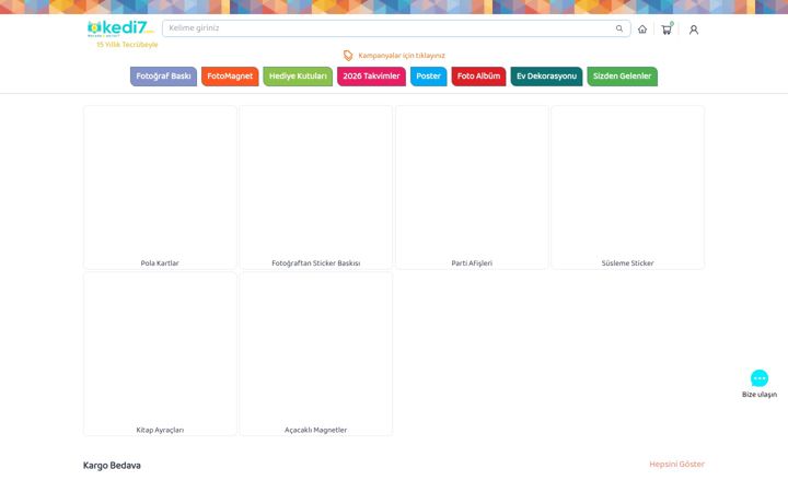 Screenshot of kedi7.com
