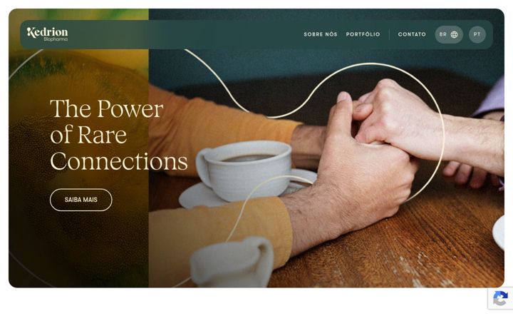 Screenshot of kedrion.com.br