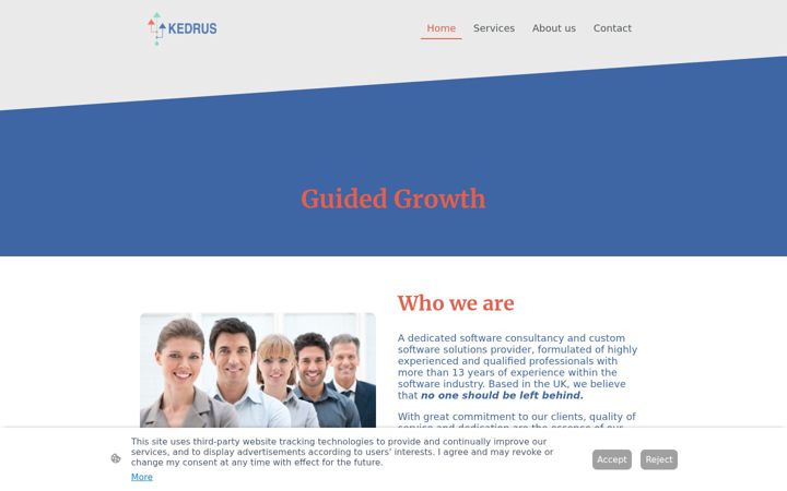 Screenshot of kedrus.co.uk