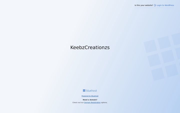 Screenshot of keebzcreationzs.com