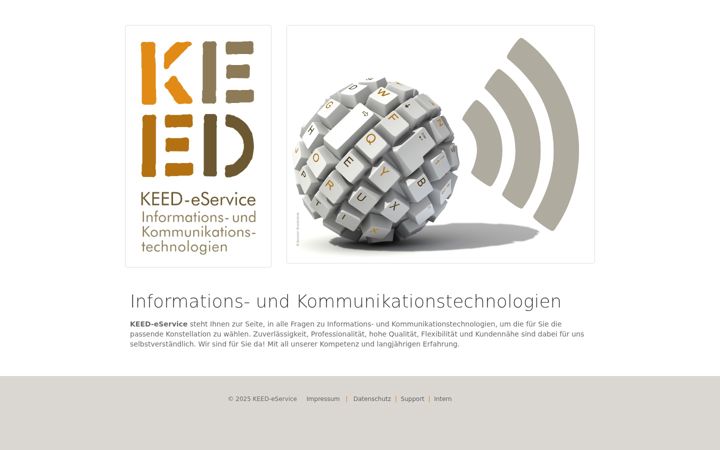 Screenshot of keed.info