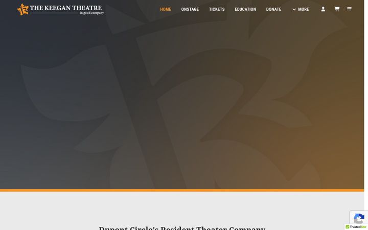 Screenshot of keegantheatre.com