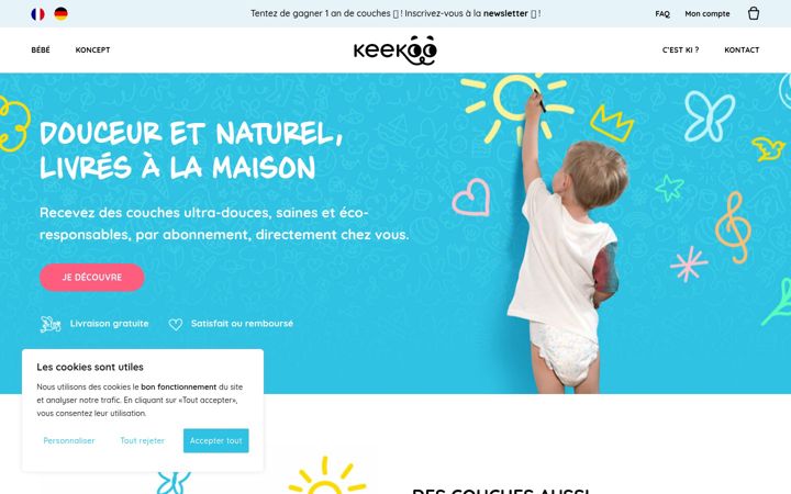 Screenshot of keekoo.ch