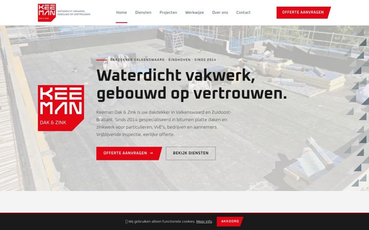 Posnetek zaslona keemanbouw.nl