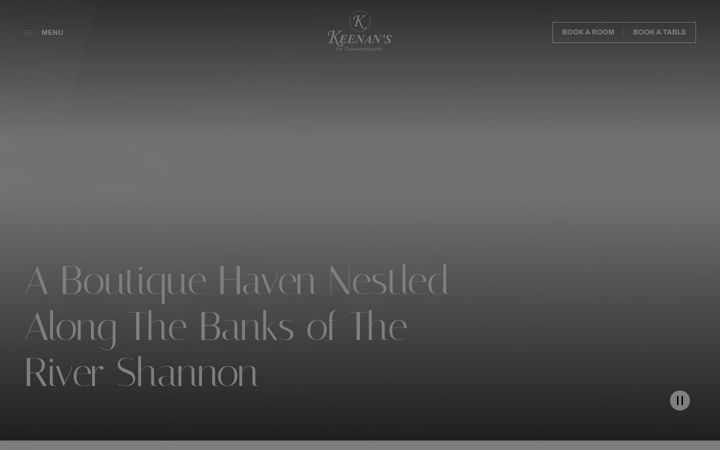 Screenshot of keenanshotel.ie