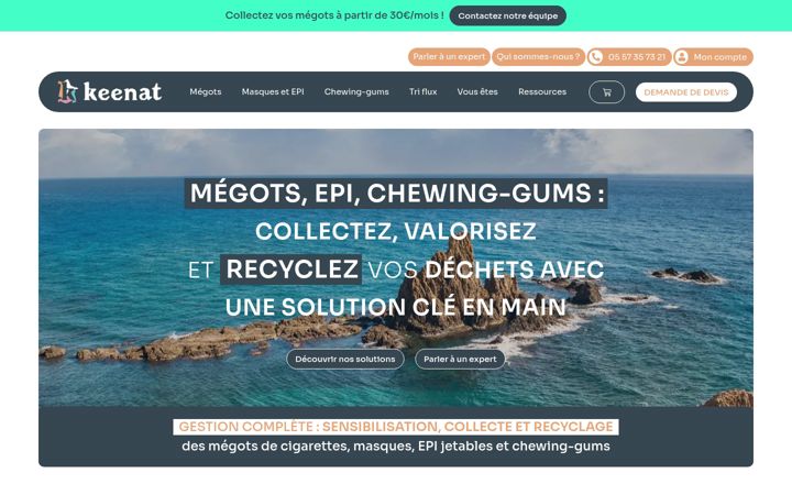 Screenshot of keenat.com