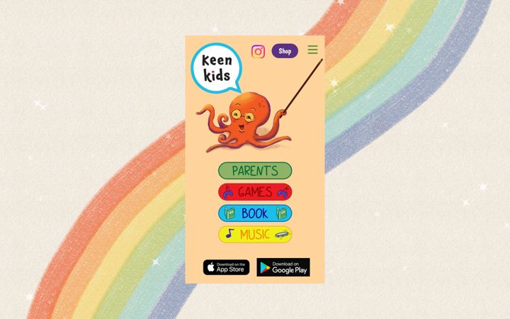 Screenshot of keenkids.com.au