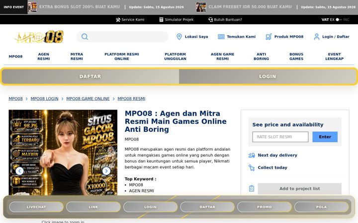 Screenshot of keenwines.com