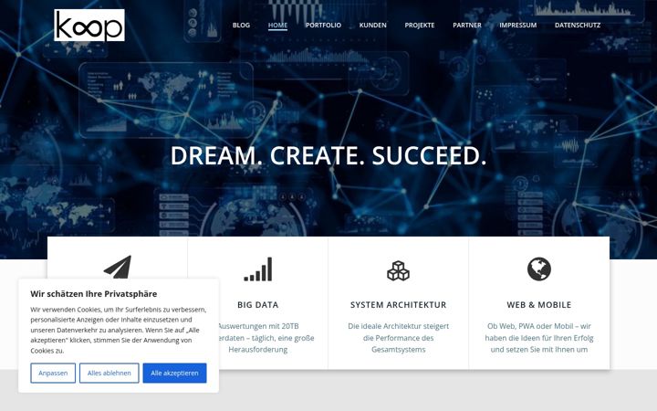 Screenshot of keep-infinity.com