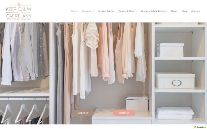 Screenshot of keepcalmandcarrieann.com
