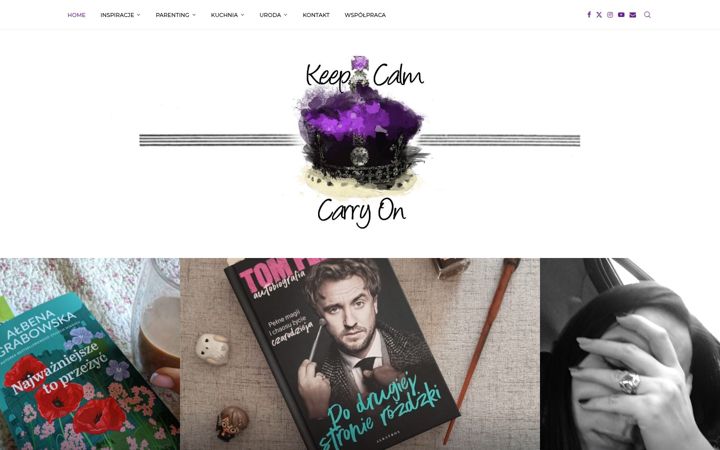 Screenshot of keepcalmcarryon.pl