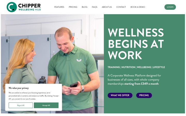 Screenshot of keepchipper.com