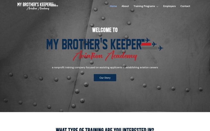 Screenshot of keeperaviation.org