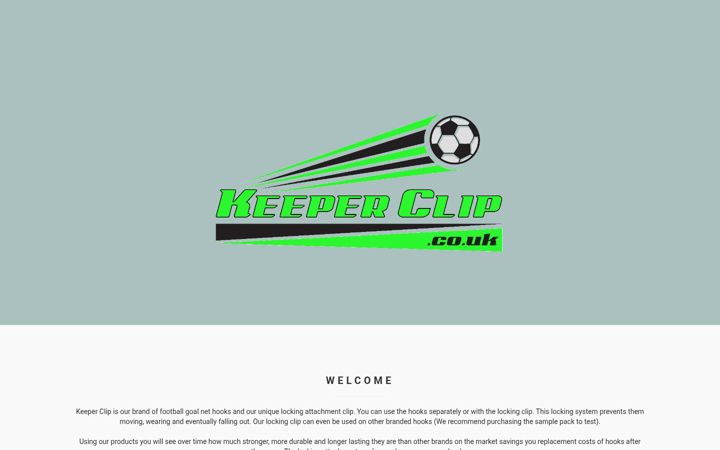 Screenshot of keeperclip.co.uk